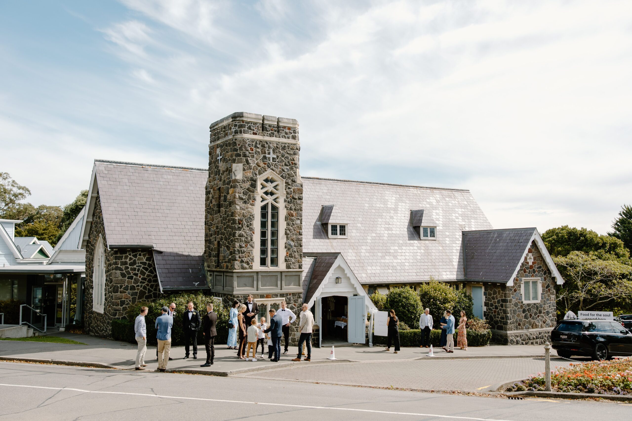 Wedding day at Cashmere Presbyterian Church